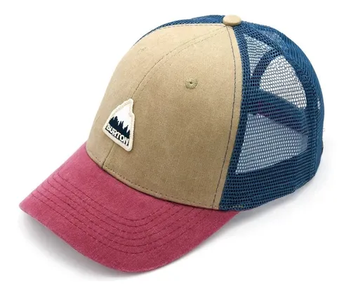 GORRA TRUCKER BURTON MOUNTAIN PATCH KELP/RED ORIGINAL