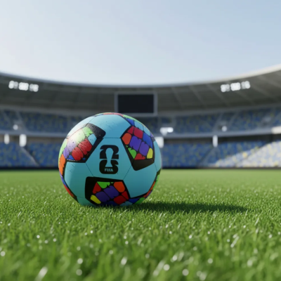 PELOTA DE FUTBOL N5  FIFA MUNDIAL 2025 CELESTE