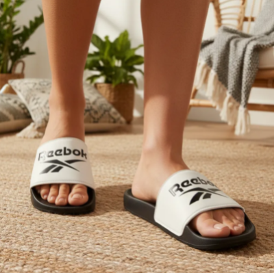 OJOTA REEBOK SLIDE WHITE BLACK ORIGINAL UNISEX