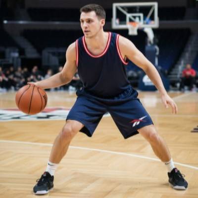 SHORT REEBOK BASQUET MESH (AZUL)