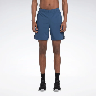 SHORT DEPORTIVO  REEBOK SPEED 4.0 AZUL NEGRO ORIGINAL