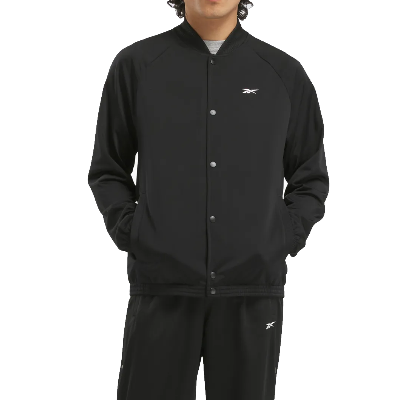 CHAQUETA REEBOK  BASKETBALL SNAP (NEGRO)