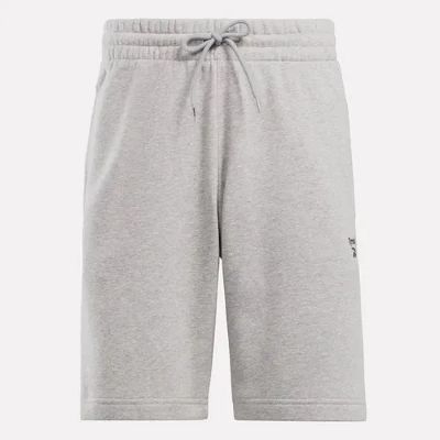 SHORT REEBOK IDENTITY SMALL LOGO FLEECE (GRIS MELANGE)