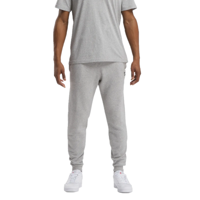 pantalon reebok IDENTITY SMALL LOGO FLEECE (gris)