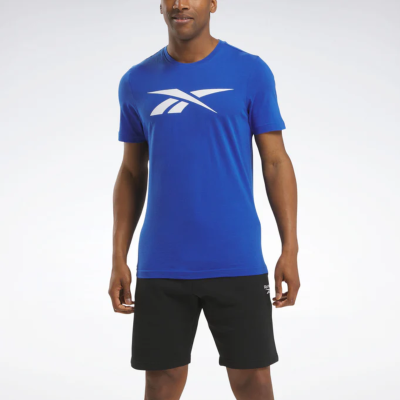 REMERA REEBOK VECTOR BOUNDLESS (AZUL)