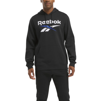 BUZO CANGURO REEBOK IDENTITY BIG LOGO FLEECE (NEGRO)