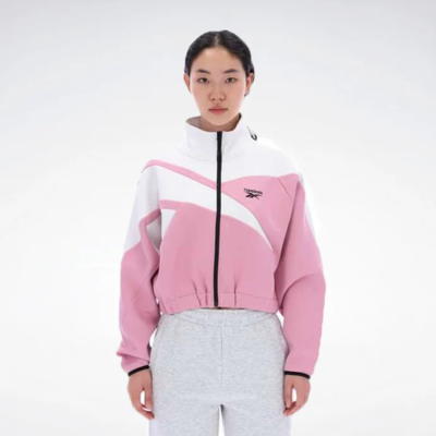 CAMPERA DE MUJER REEBOK VECTOR TRACK TOP DUSTY ROSE