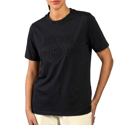 REEBOK EMBOSSED EDGE T-SHIRT BLACK