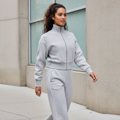 CONJUNTO DEPORTIVO DE DAMA REEBOK 2PC BAILEY BROOKLYN GRIS 